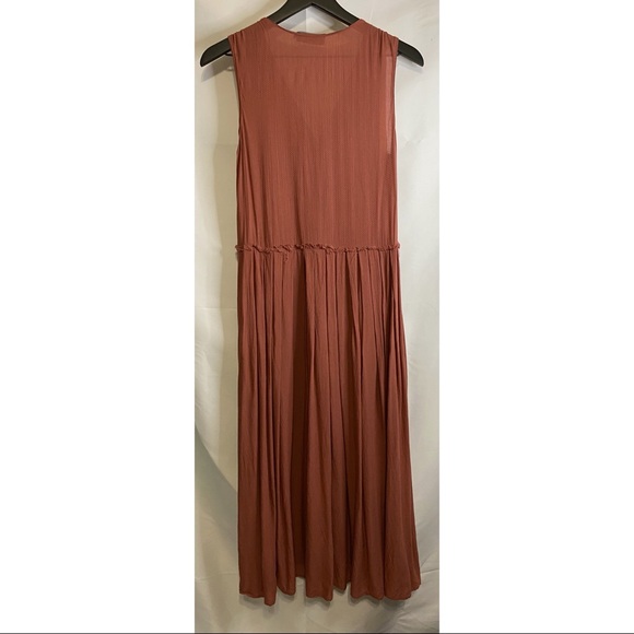 Hatch Anais Maternity Pin Dot Sleeveless Dress - Picture 4 of 9